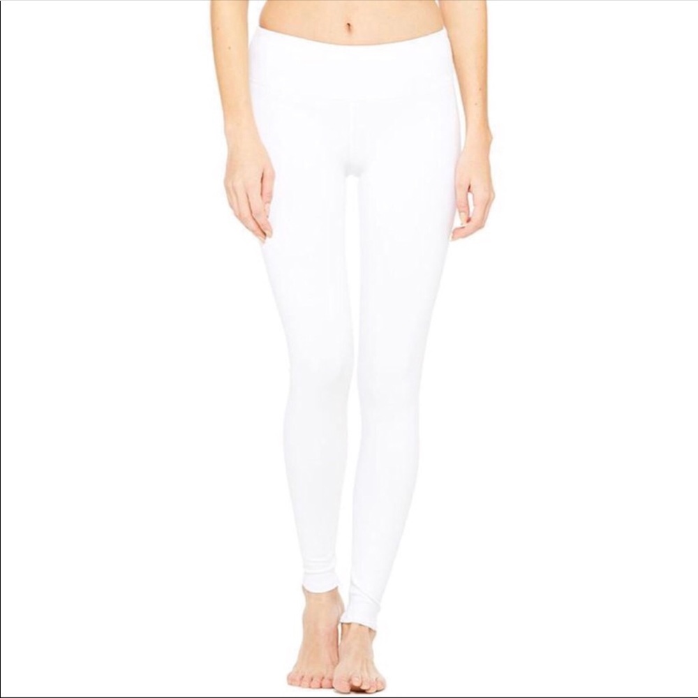 ALO Yoga white leggings